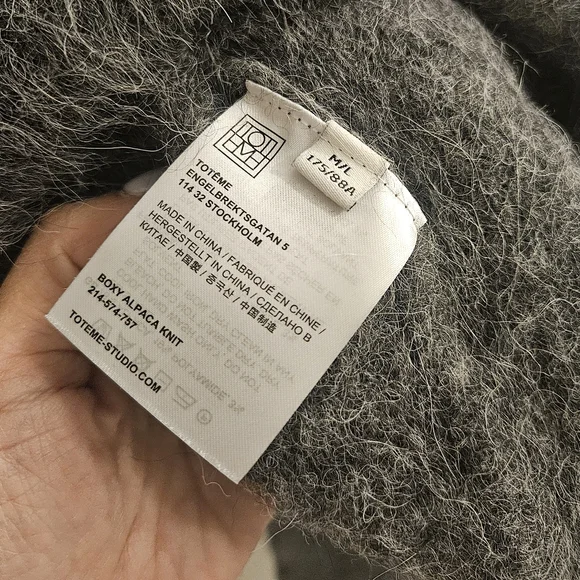 TOTEME ALPACA SWEATER - Picture 3 of 5